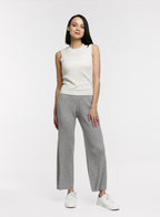 Amiable Rib-Knit Cashmere Pants