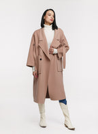 Large Collar Oversized Wool Coat