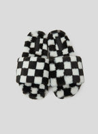 Classic Checkerboard Pattern Slippers
