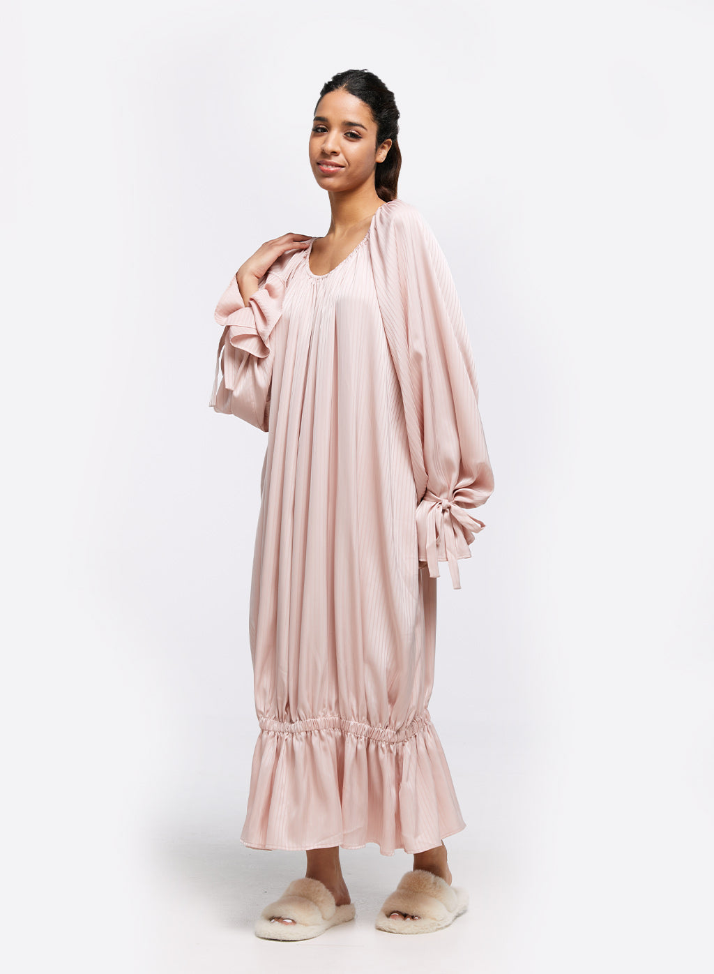 Betty Round-neck Maxi Dress