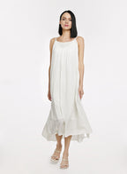 A-line Pleated Light Dress