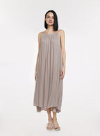 A-line Pleated Light Dress