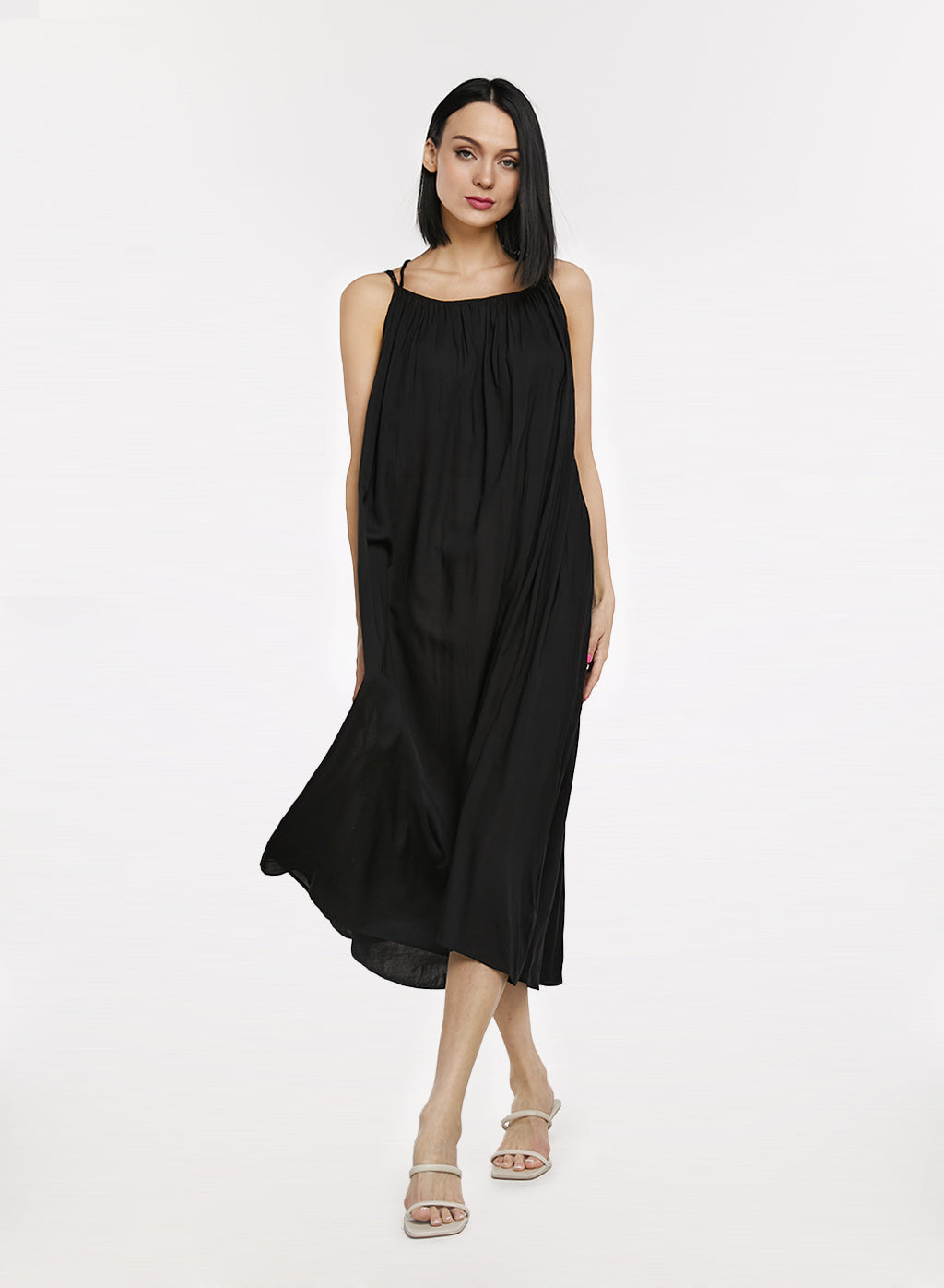 A-line Pleated Light Dress