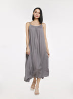 A-line Pleated Light Dress