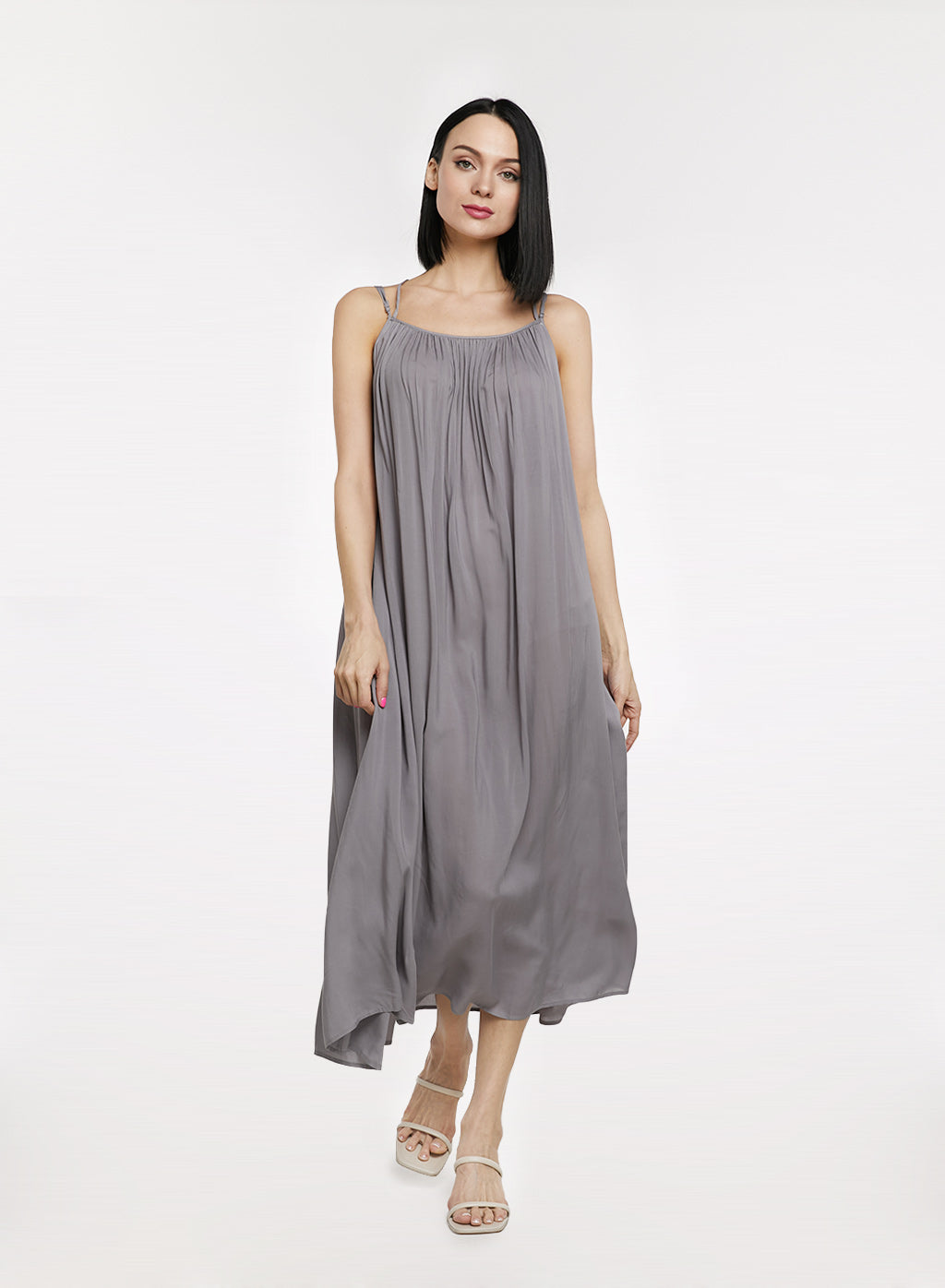 A-line Pleated Light Dress