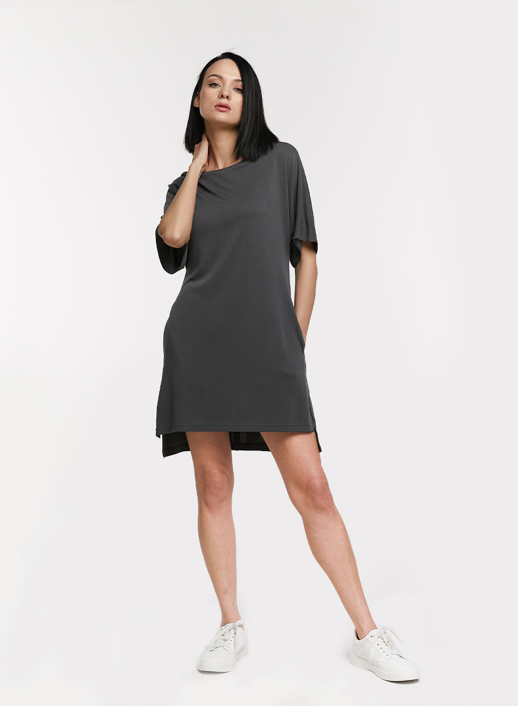 Afternoon Round Neck Dress