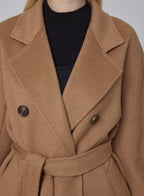 Comodo Belted Camel  Hair Coat