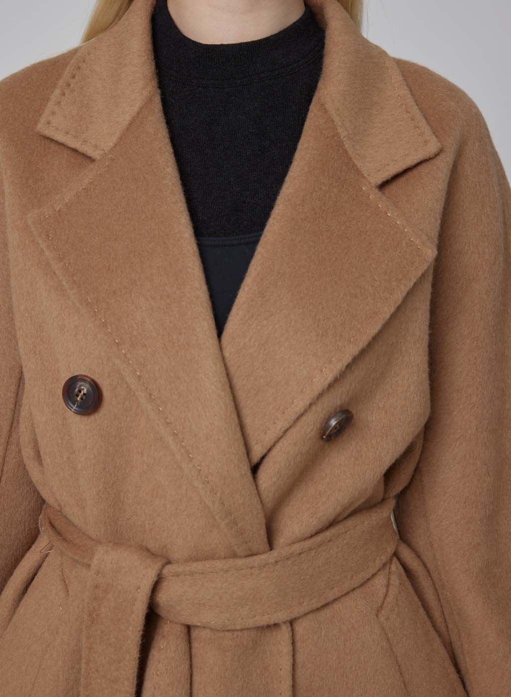 Comodo Belted Camel  Hair Coat