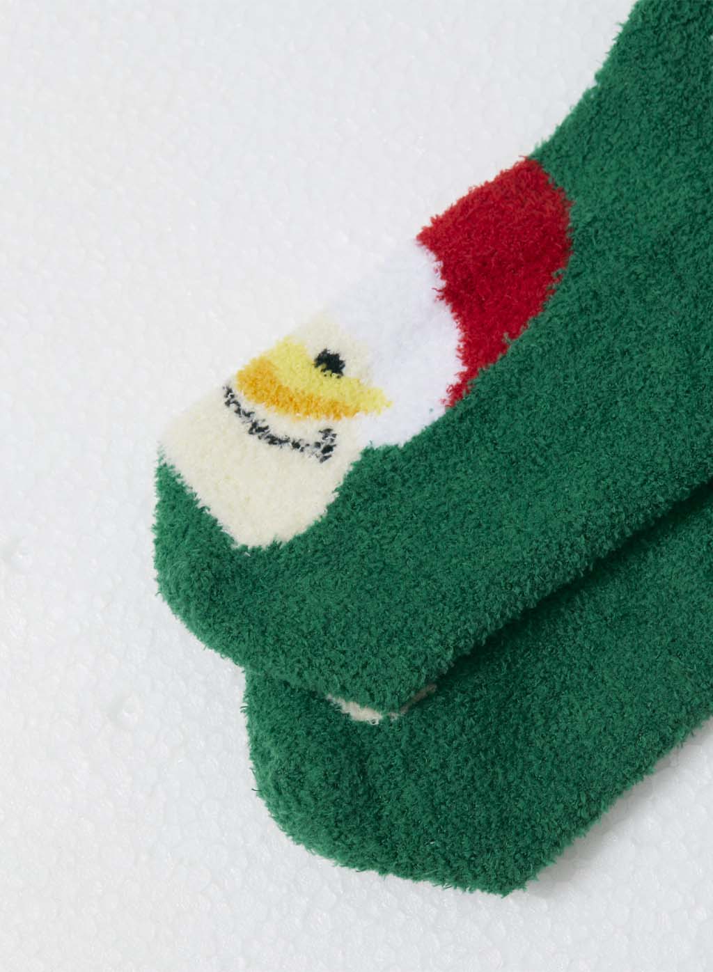 Christmas Print Fleece Socks