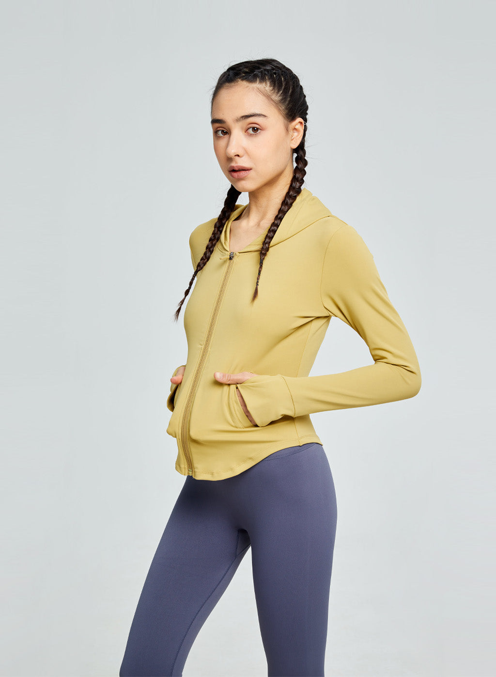 Curve Zip-up Luxe Jacket