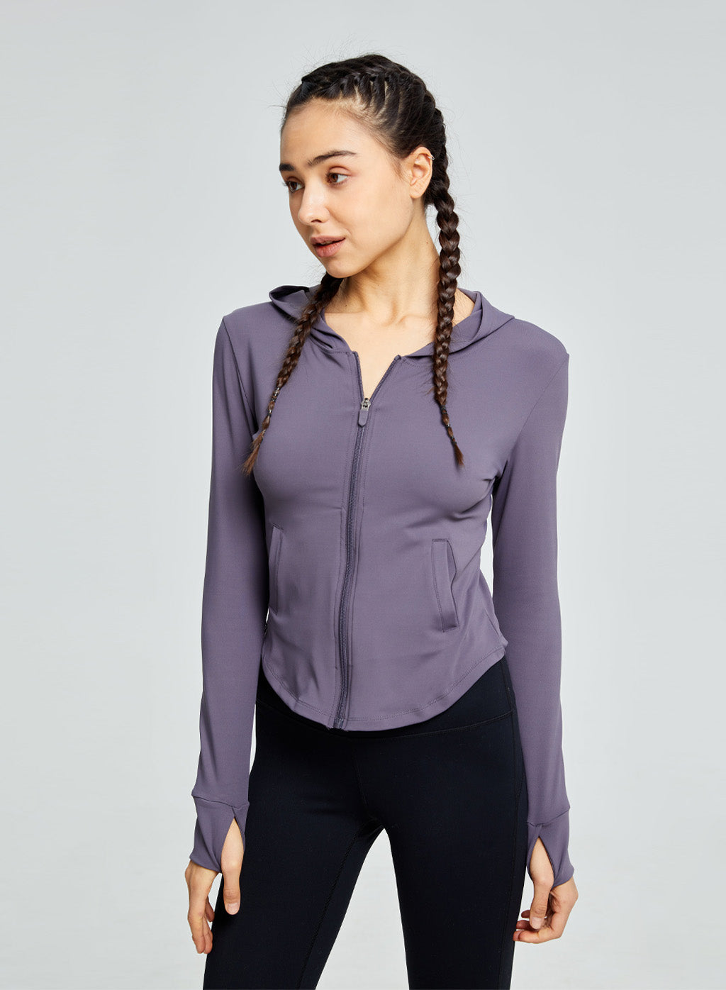 Curve Zip-up Luxe Jacket