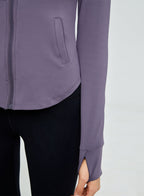 Curve Zip-up Luxe Jacket