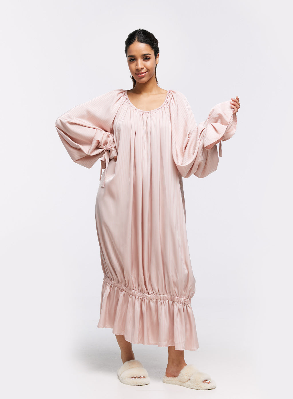 Betty Round-neck Maxi Dress