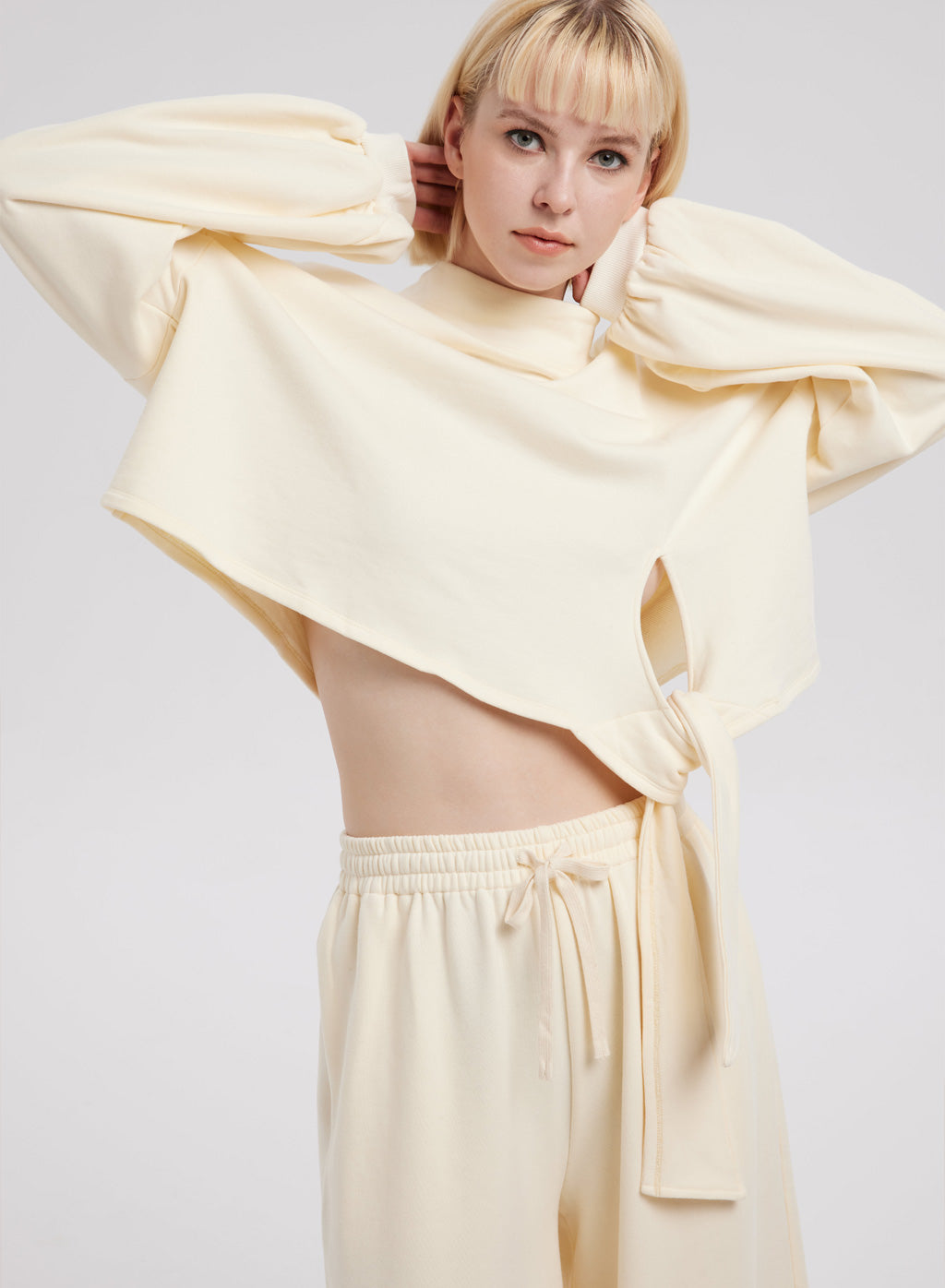 Concept High Collar Sweatshirt