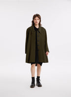 Cape Mid-length Cashmere Coat