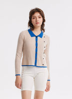 Button-detail Wool Sweater