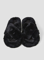 Cross Fluffy Slippers