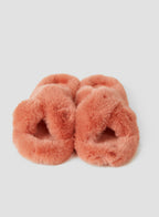Cross Fluffy Slippers