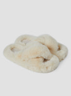 Cross Fluffy Slippers
