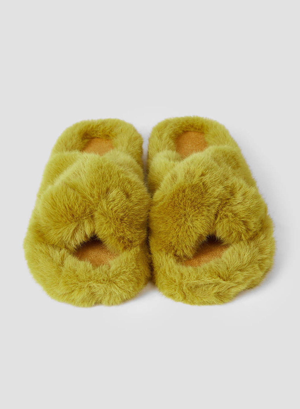 Cross Fluffy Slippers
