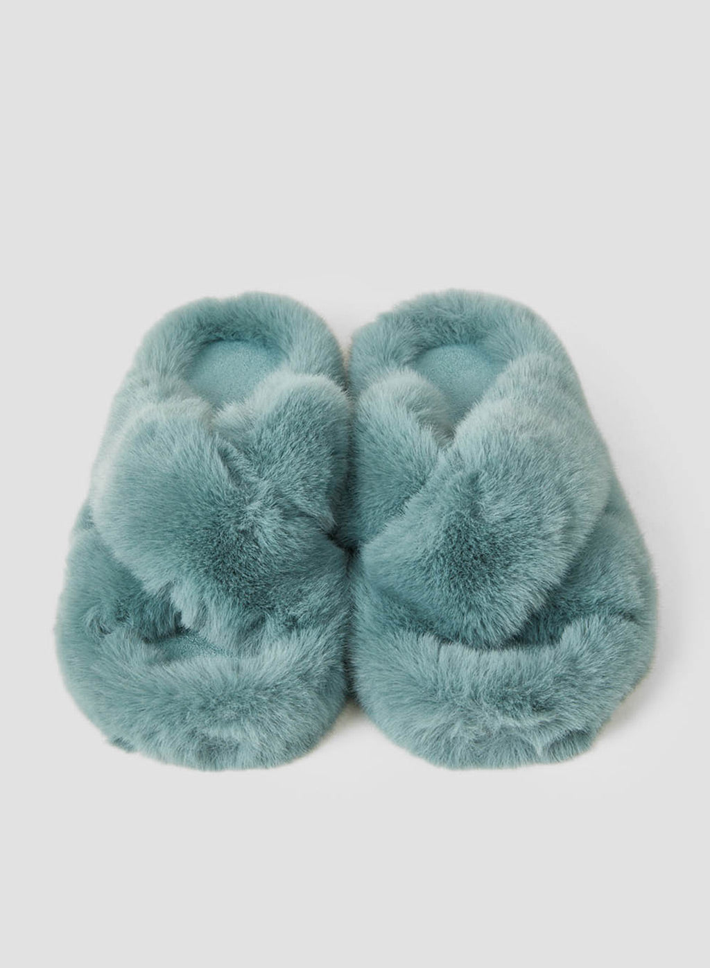 Cross Fluffy Slippers