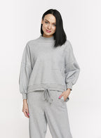 Cloud Sleeve Loose Sweatshirt