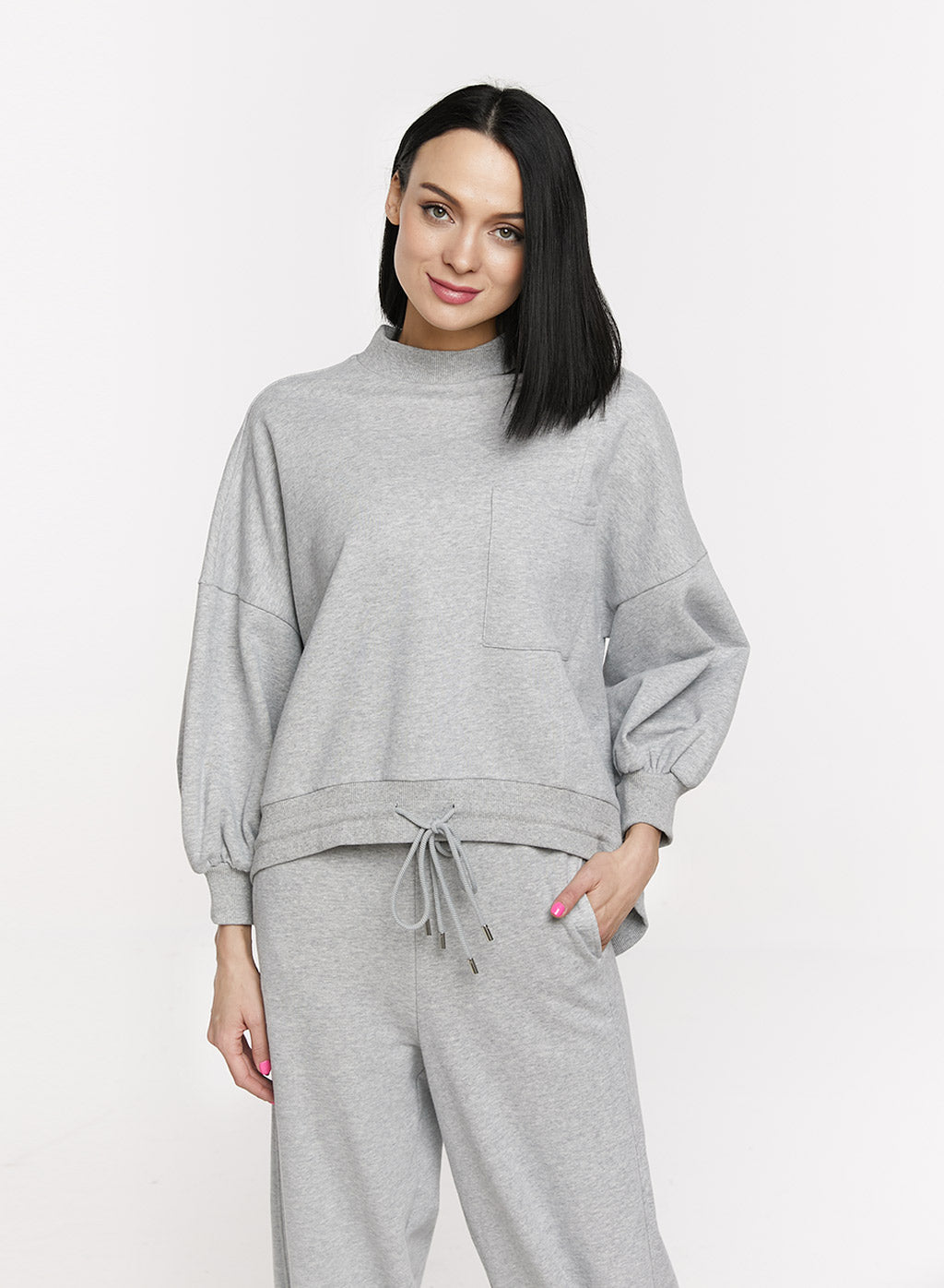 Cloud Sleeve Loose Sweatshirt