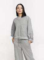 Cloud Sleeve Loose Sweatshirt