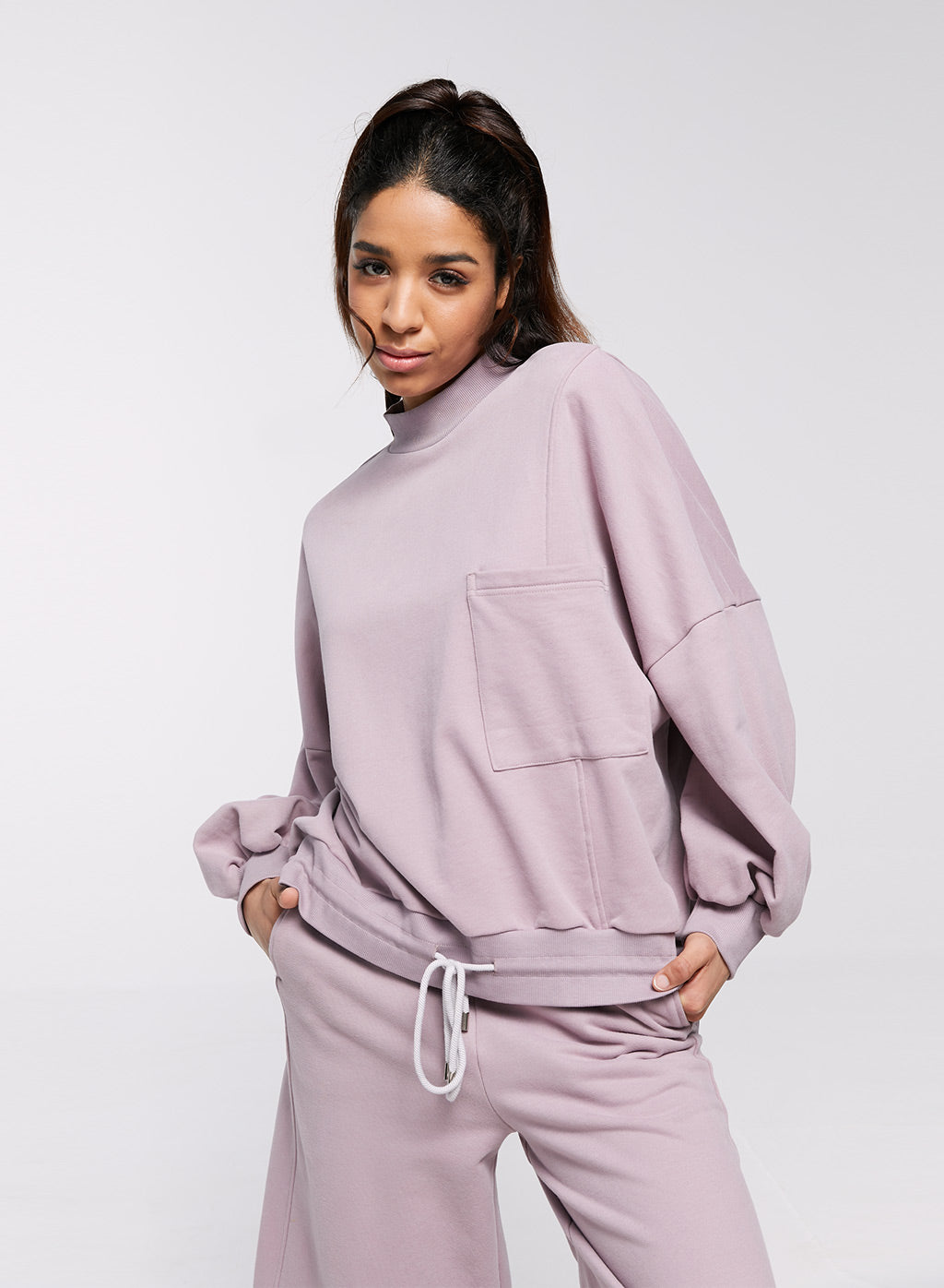 Cloud Sleeve Loose Sweatshirt