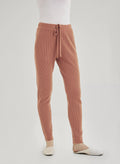 Casual-chic Ribbed Cashmere Joggers