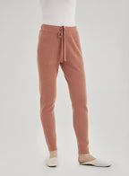 Casual-chic Ribbed Cashmere Joggers