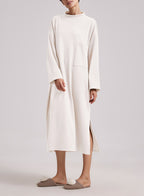 Comfy Drop Shoulder Long Dress