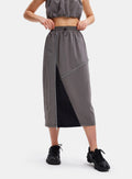 Agent Woven High-rise Skirt