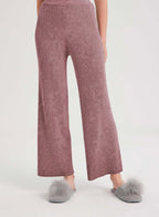 Amiable Rib-Knit Cashmere Pants
