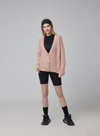 Arbitraria V-neck  Buttoned Sweater