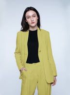 Basic Collarless Blazer