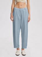 Basic Linen-Blend Pants
