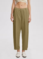 Basic Linen-Blend Pants