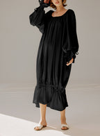 Betty Round-neck Maxi Dress