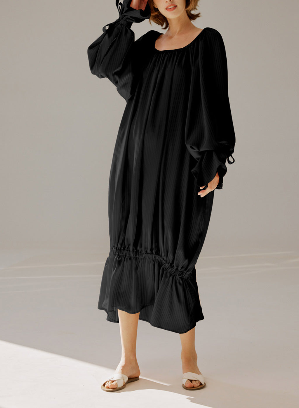 Betty Round-neck Maxi Dress