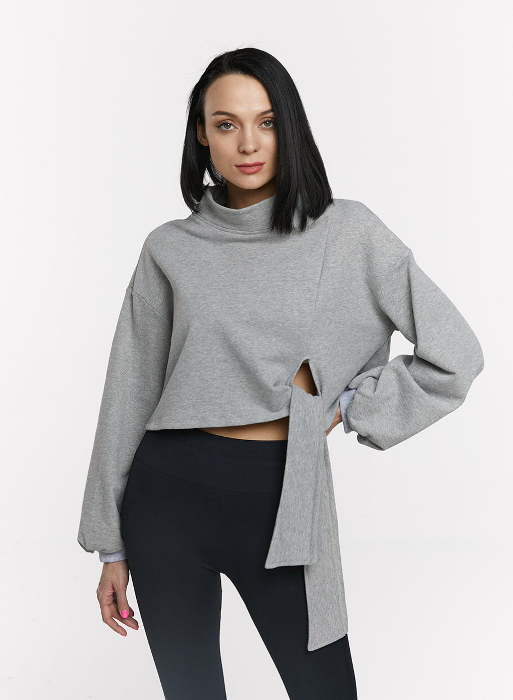 Concept High Collar Sweatshirt