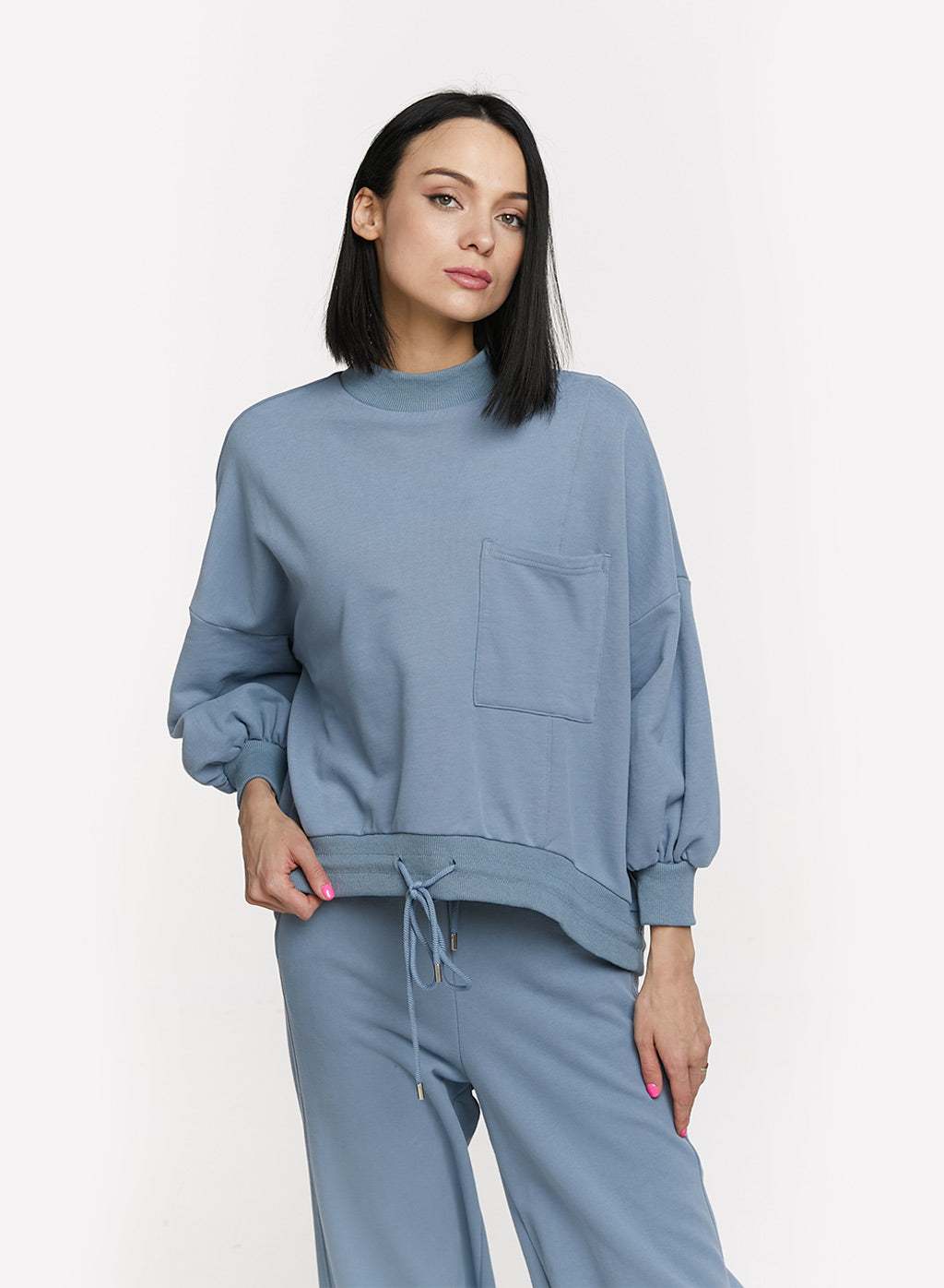 Cloud Sleeve Loose Sweatshirt