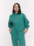 Cloud Sleeve Loose Sweatshirt