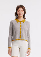 Button-detail Wool Sweater