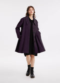 Cape Mid-length Cashmere Coat