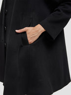 Cape Mid-length Cashmere Coat