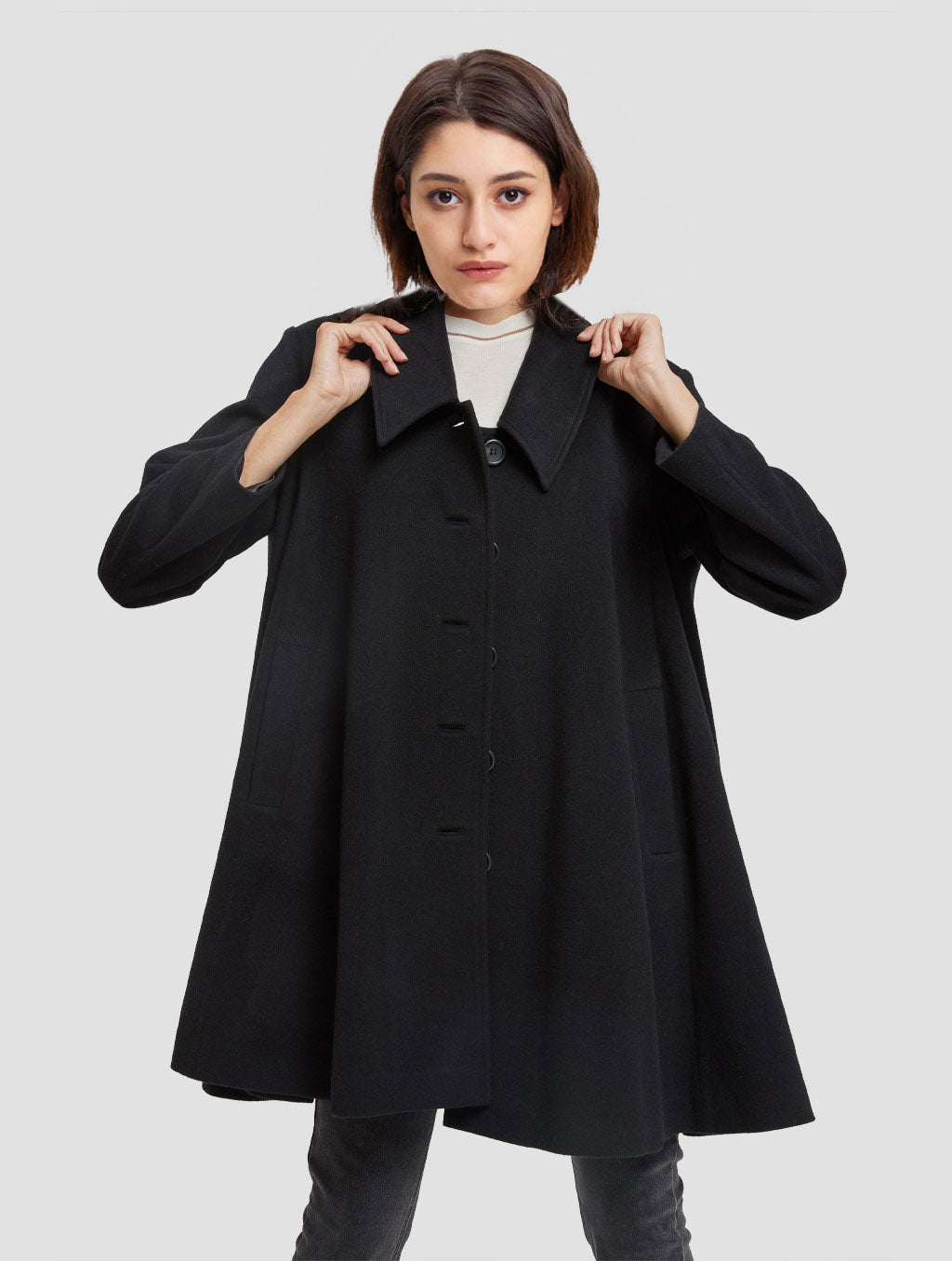 Single Breasted Cashmere Coat