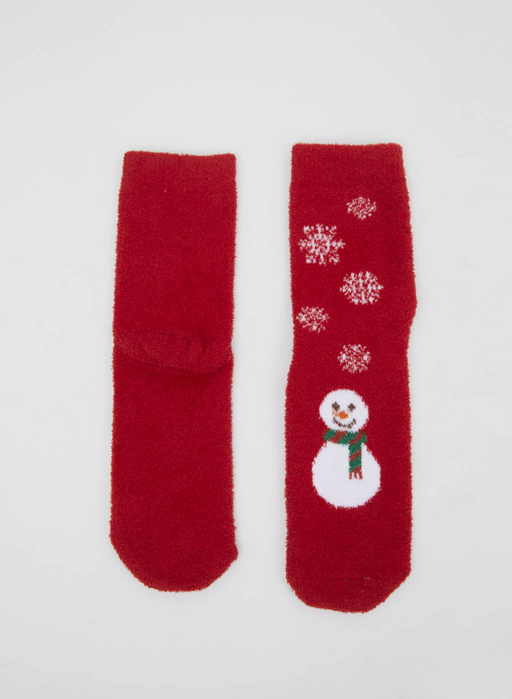 Christmas Fleece Crew Socks