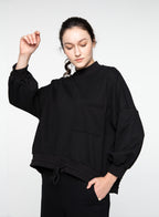 Cloud Sleeve Loose Sweatshirt