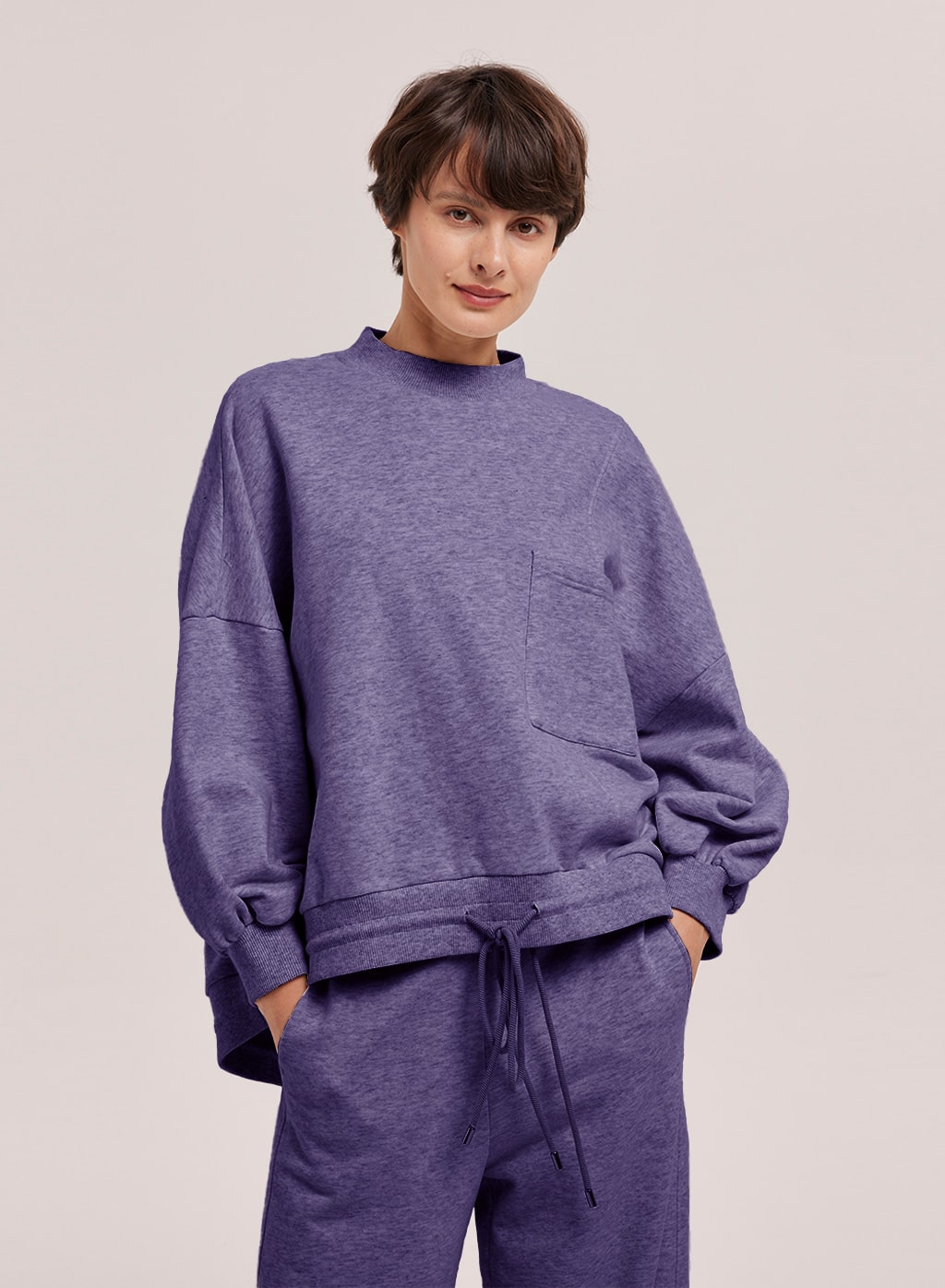 Cloud Sleeve Loose Sweatshirt
